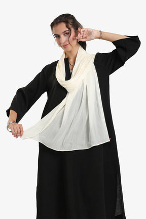 Cotton Organza Crinkle Scarf