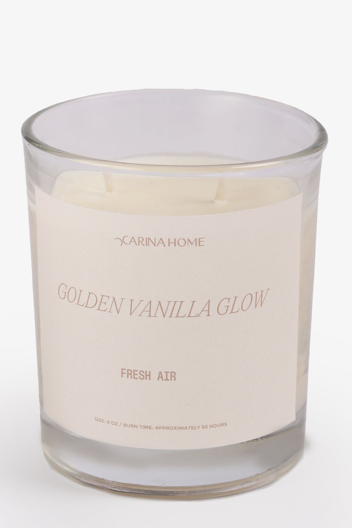 Vanilla Glow Candle Jar - 8oz