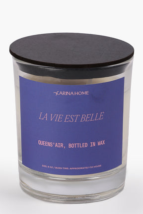La Vie Est Belle Candle Jar - 8oz