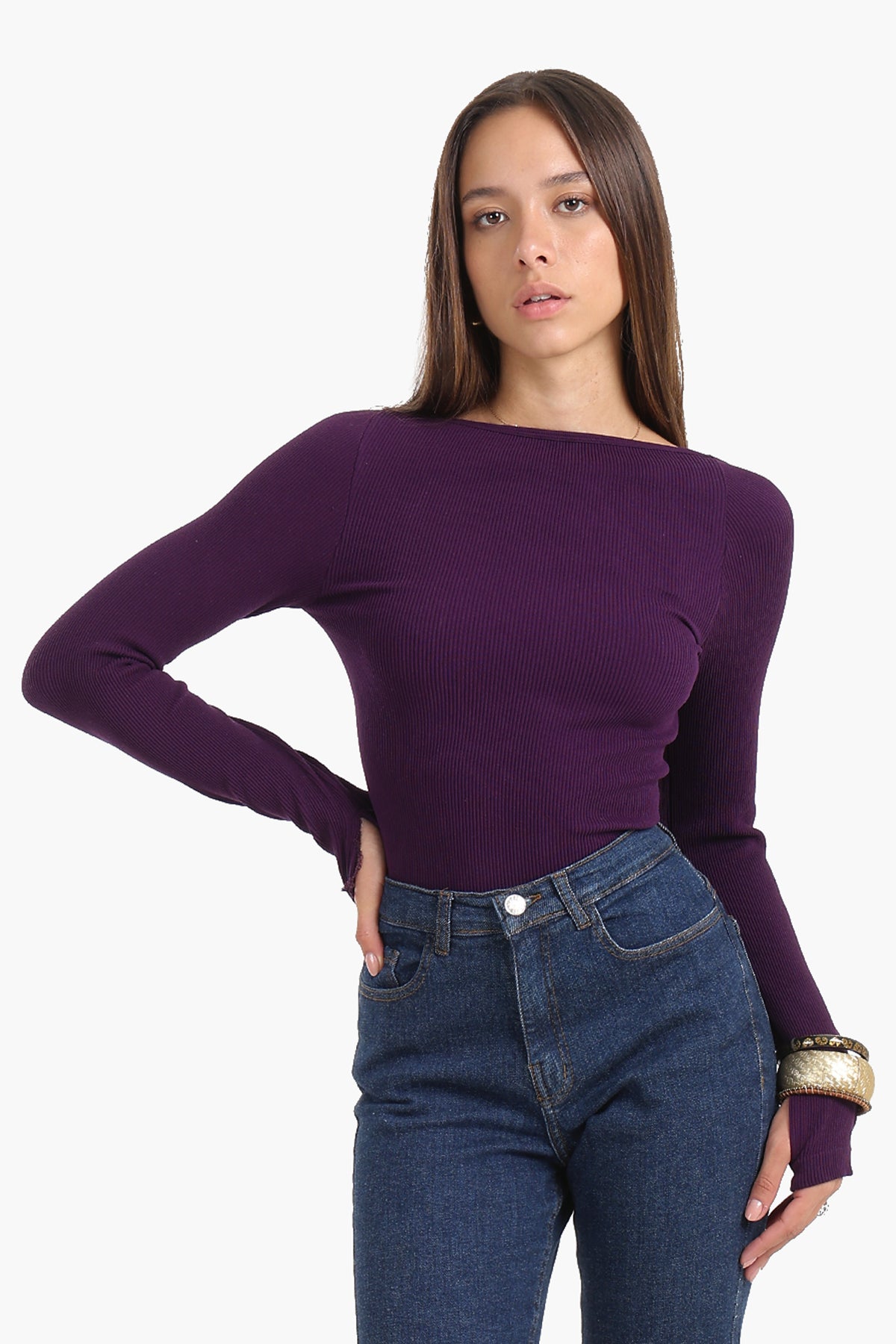 Seamless Microfiber Backless Top