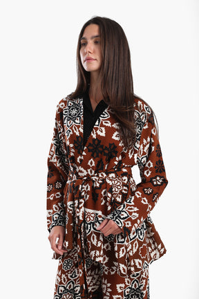 Open Front Kimono with Sleeves