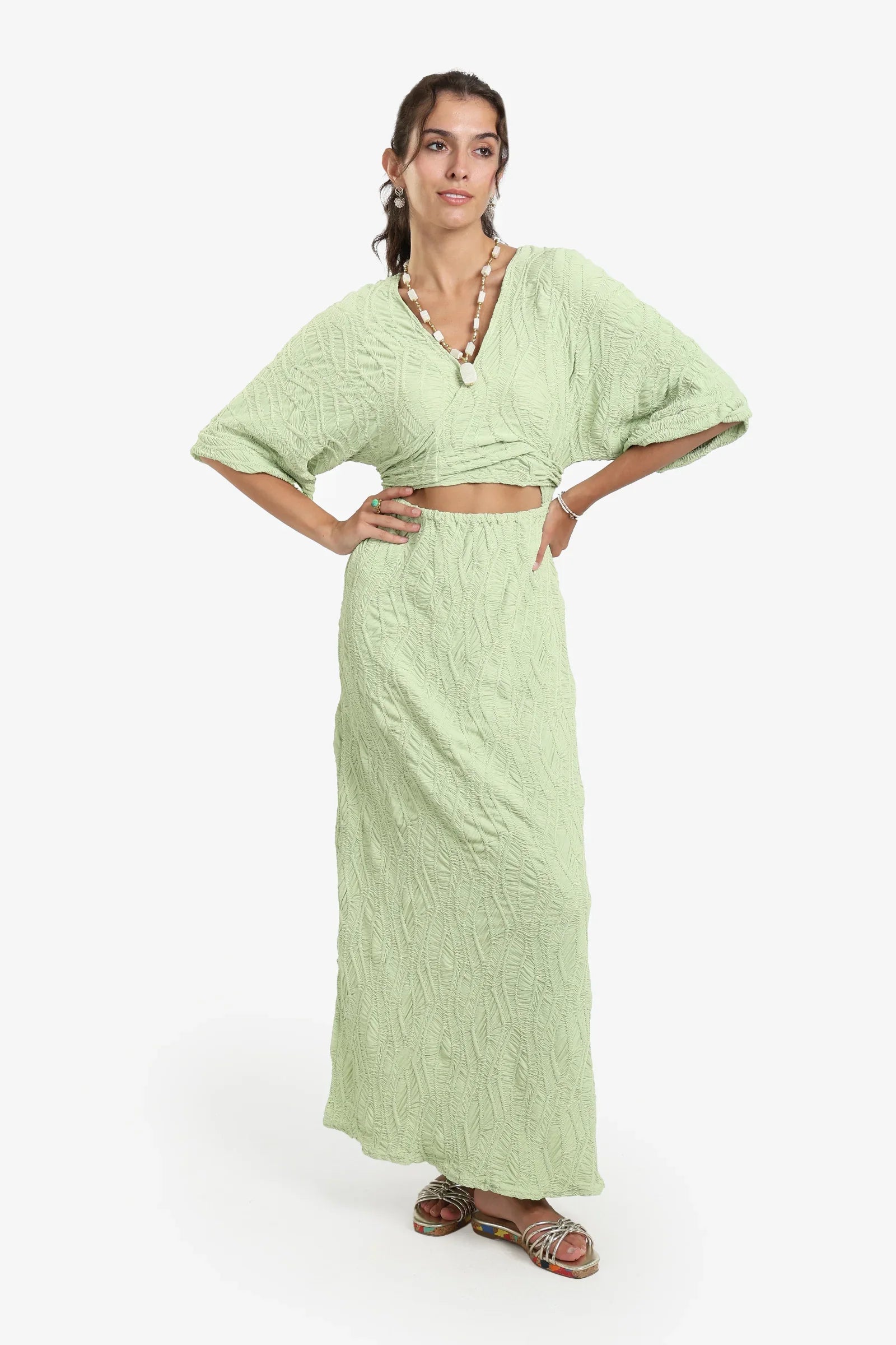 Front Cut-Out Beach Dress