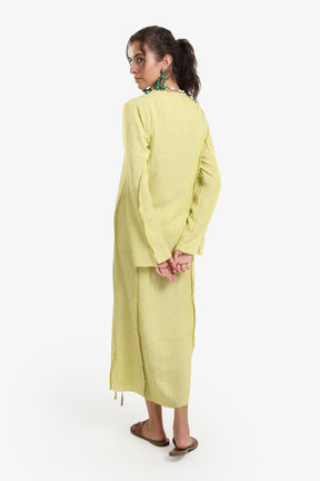 Plunge V-Neck Beach Dress