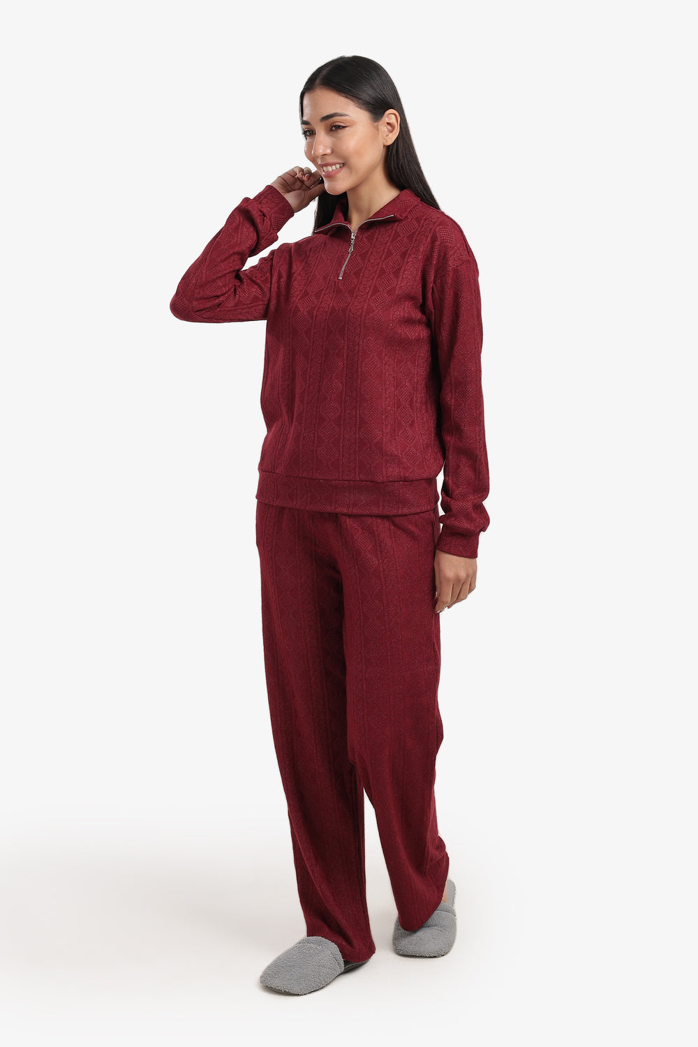 Cable Pyjama Set