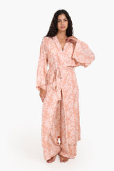 Printed Midi Robe