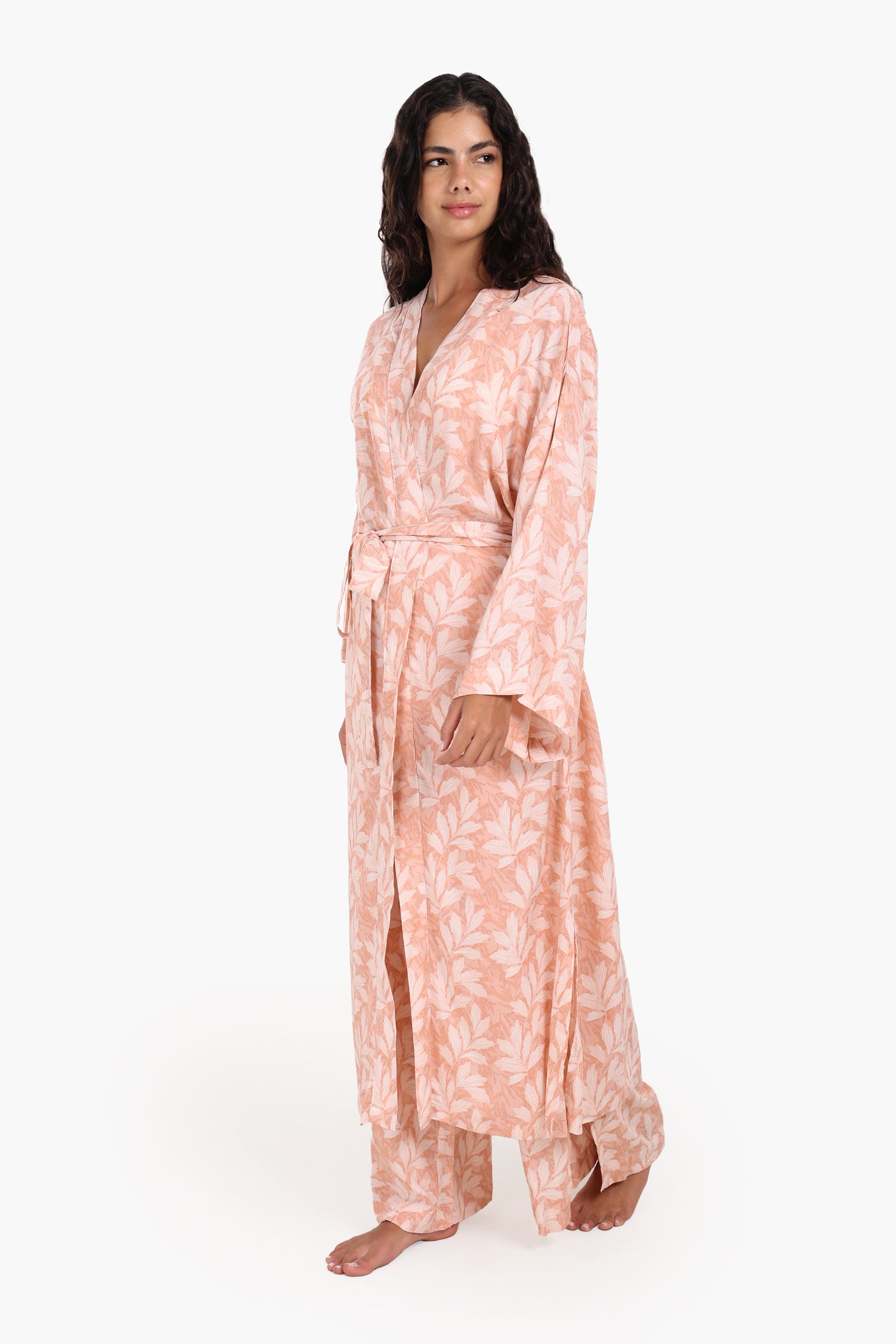 Printed Midi Robe