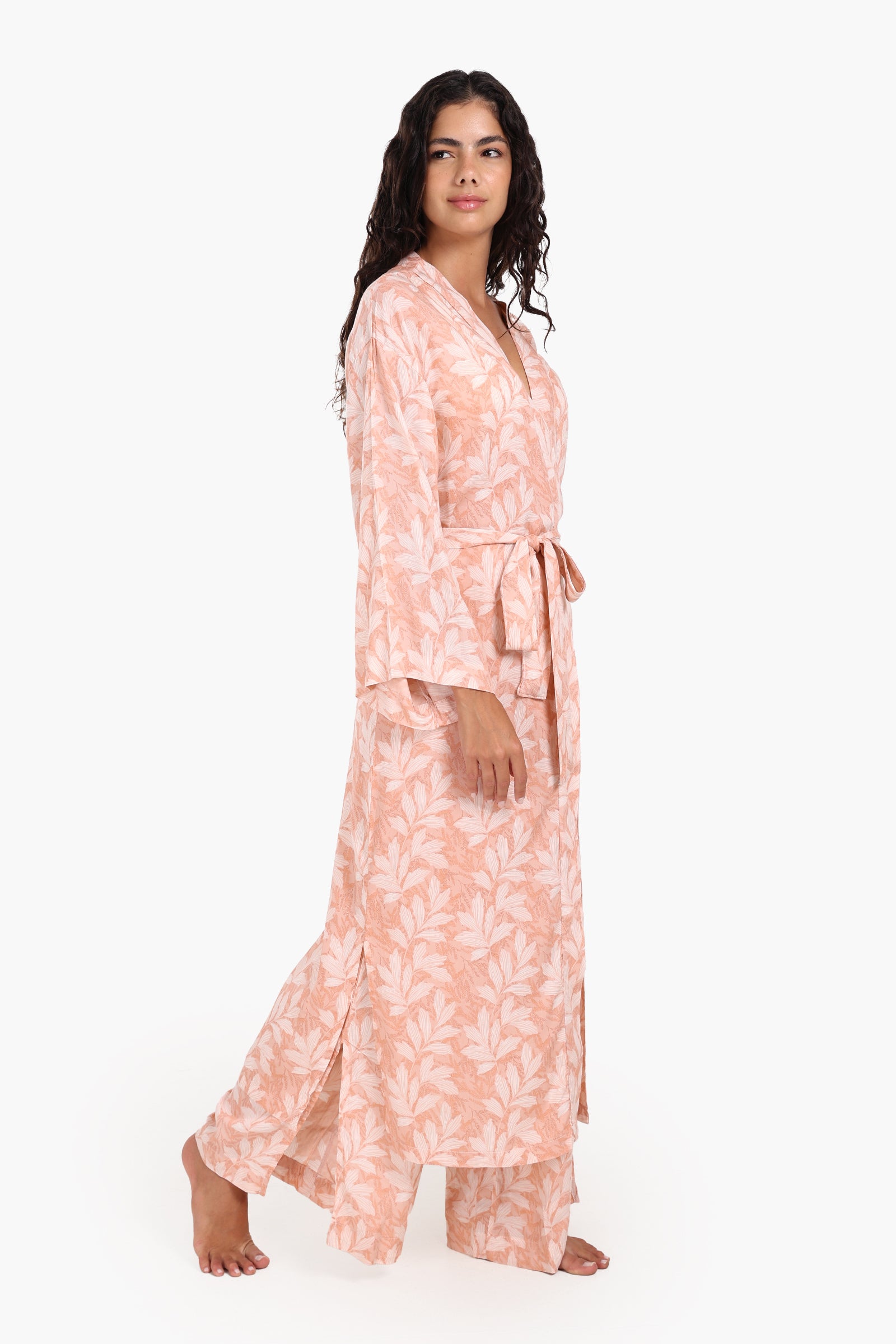 Printed Midi Robe