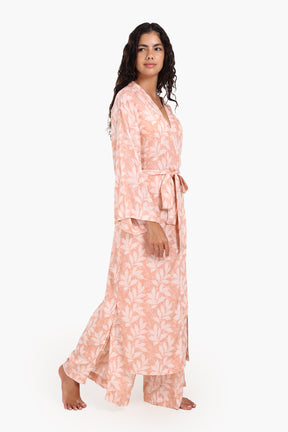 Printed Midi Robe