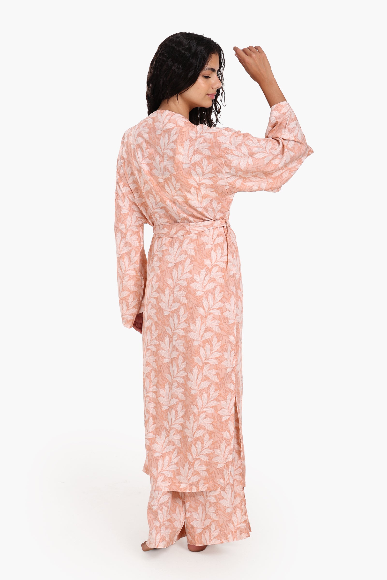 Printed Midi Robe