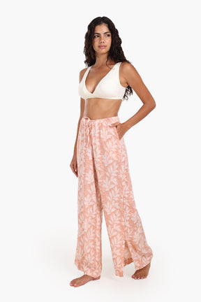 Printed Wide Leg Pyjama Pants