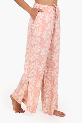 Printed Wide Leg Pyjama Pants
