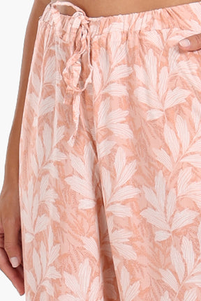 Printed Wide Leg Pyjama Pants