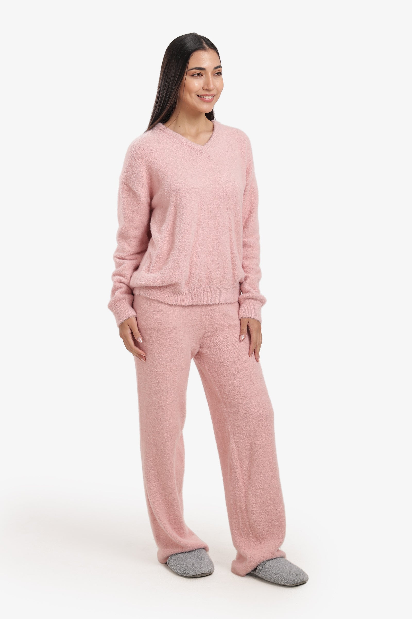 V-Neck Pyjama Set
