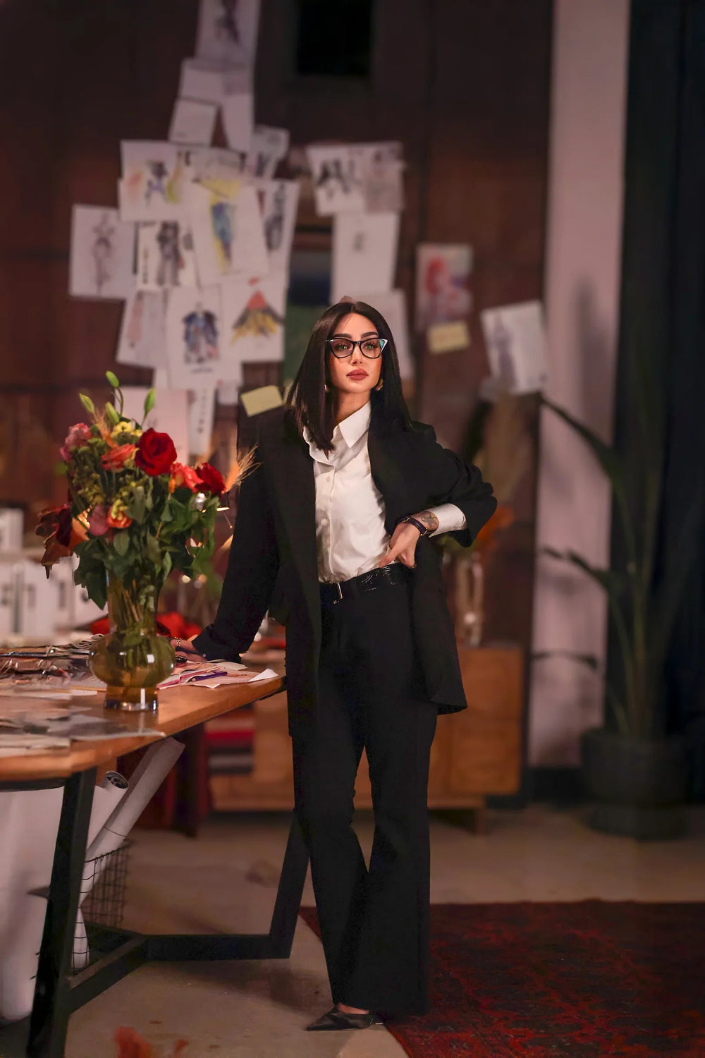 Straight Cut Solid Pants