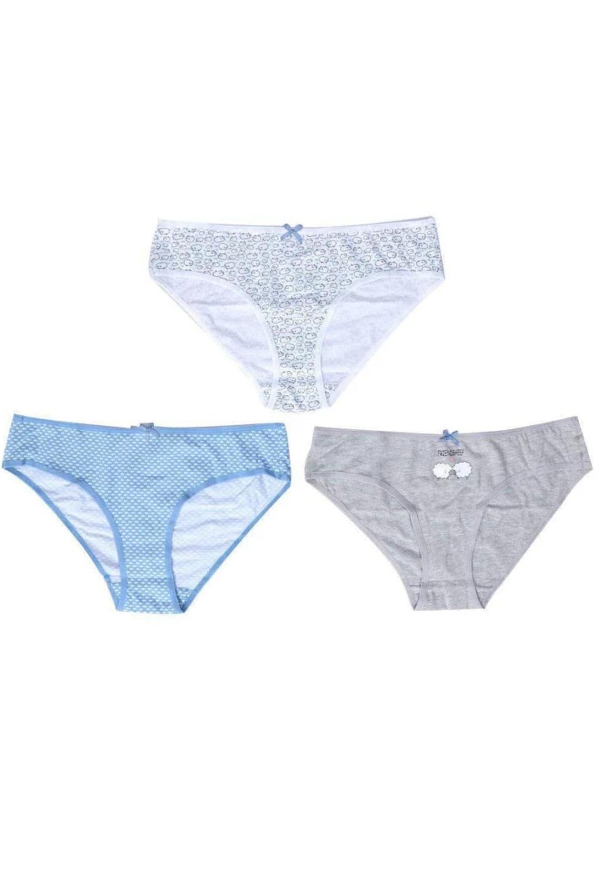 Pack of 3 Girly Cotton Rich Brief
