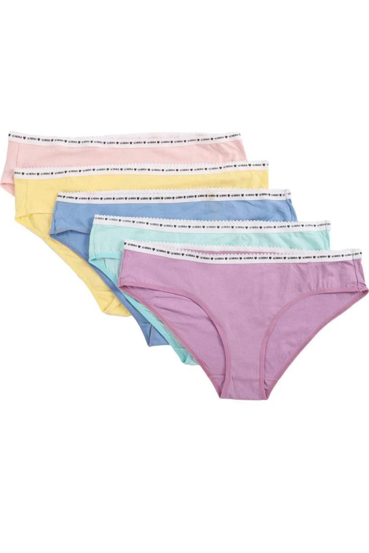 Pack of 5 Colored Bikini Panties