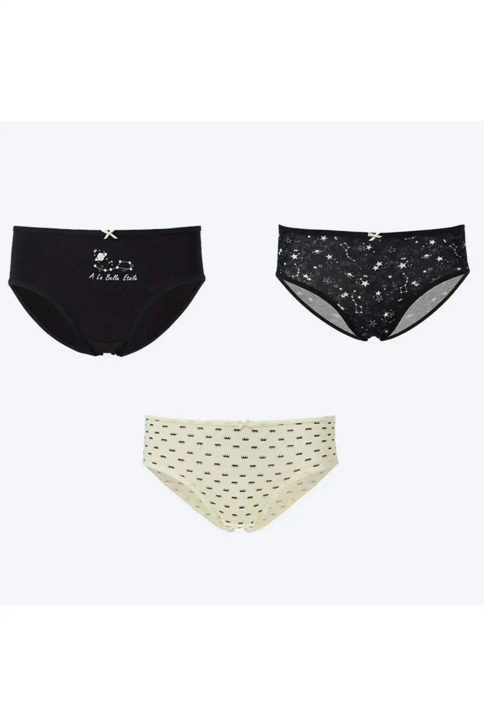 Pack of 3 Cotton Printed Briefs