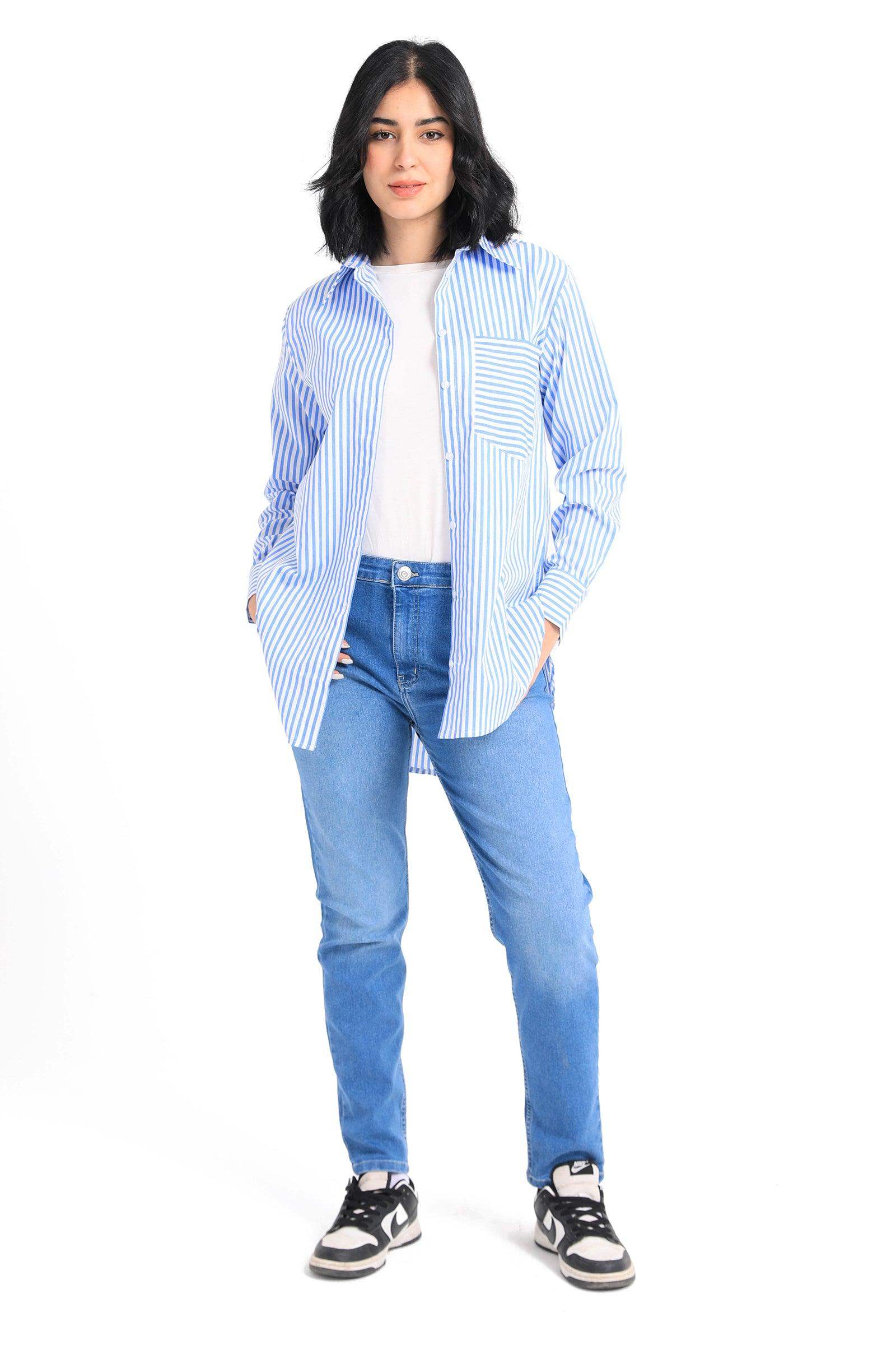 Full Length Slim Fit Jeans - Carina - كارينا