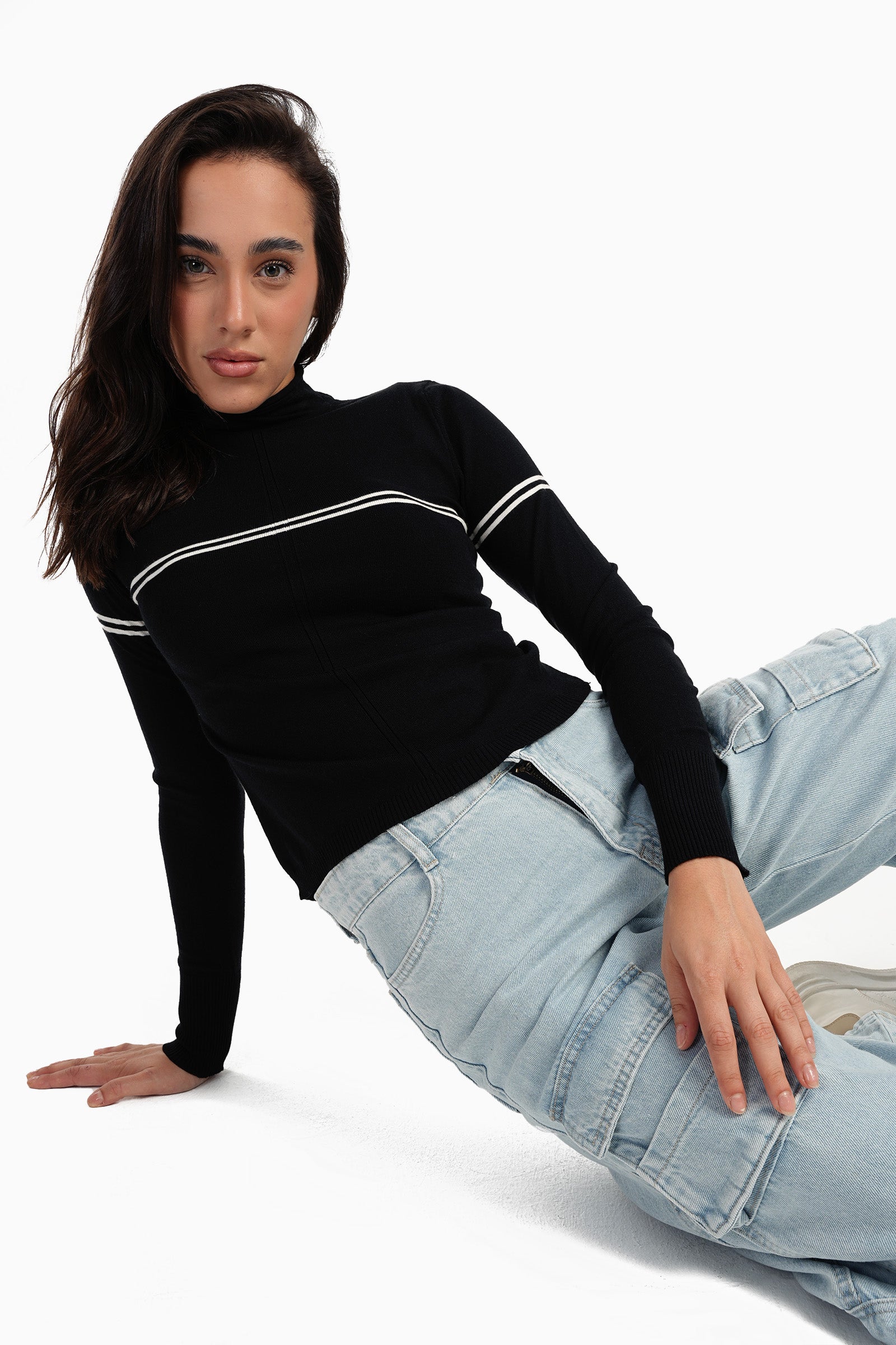 Asymmetrical Slim Fit Pullover