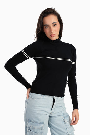 Asymmetrical Slim Fit Pullover