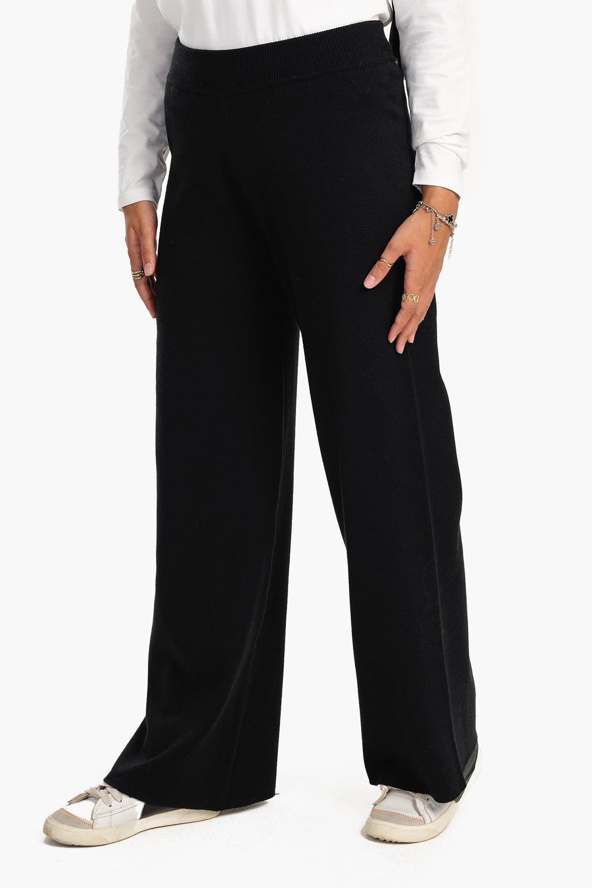 Wool Full Length Pants