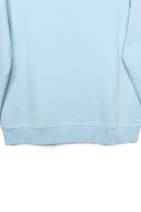 توب بيجامة تيري فرنسي أزرق