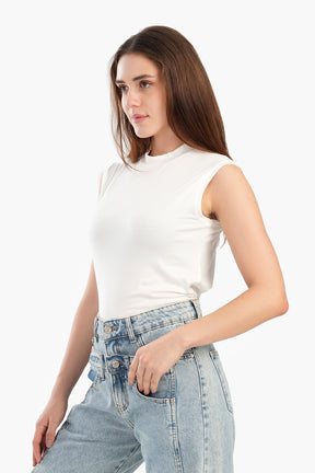 Sleek Viscose Sleeveless Top