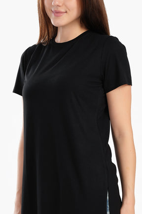 Chic Viscose Half-Sleeve Top