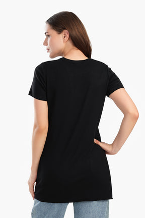 Chic Viscose Half-Sleeve Top