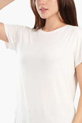 Chic Viscose Half-Sleeve Top