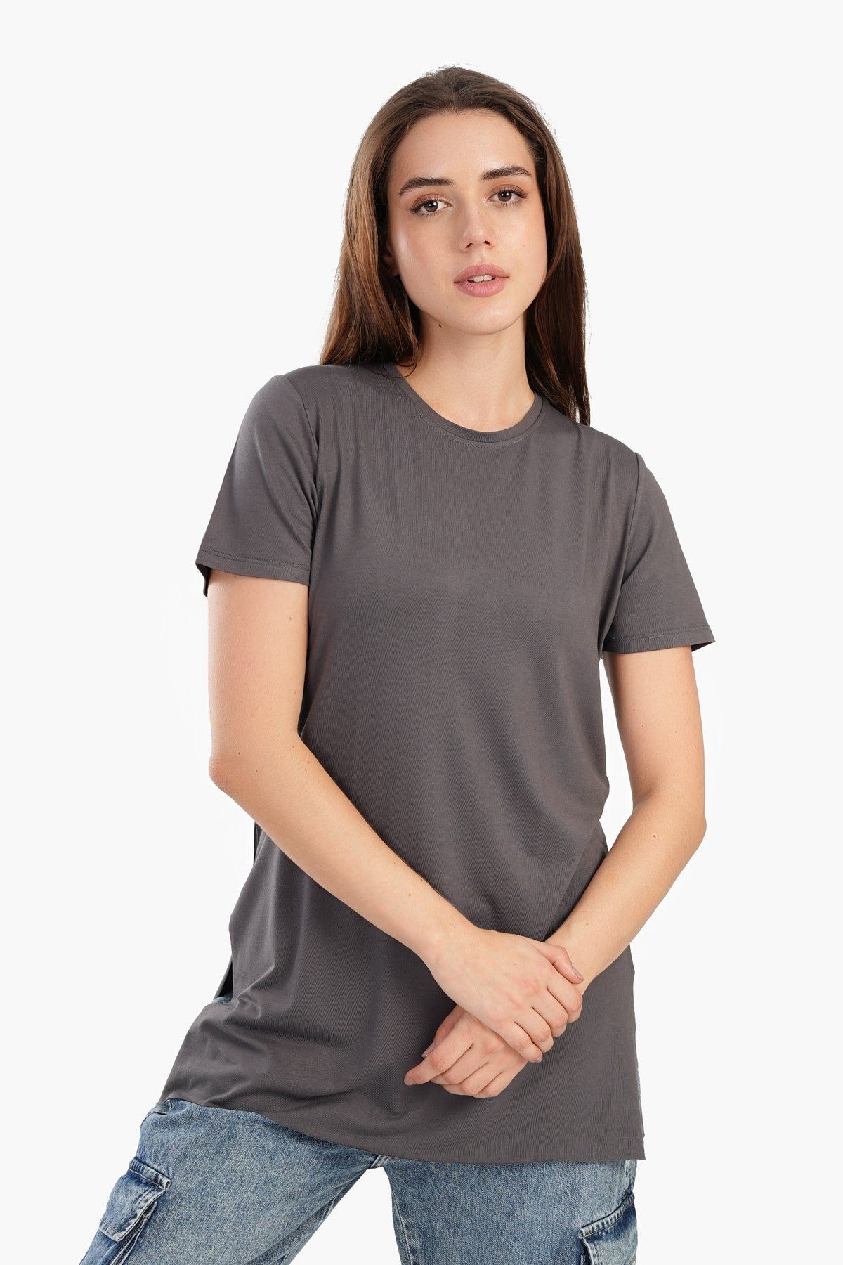 Chic Viscose Half-Sleeve Top