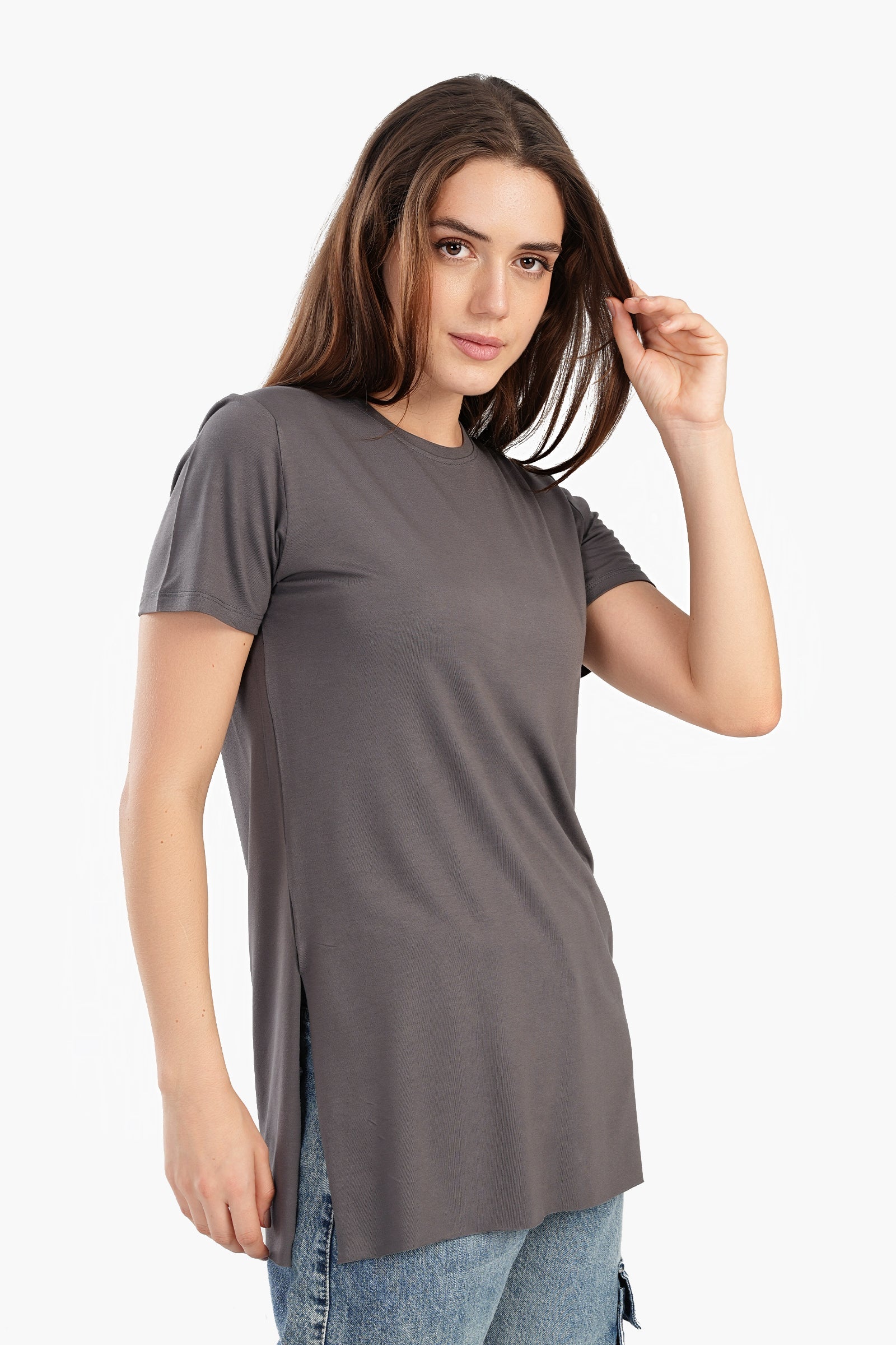 Chic Viscose Half-Sleeve Top