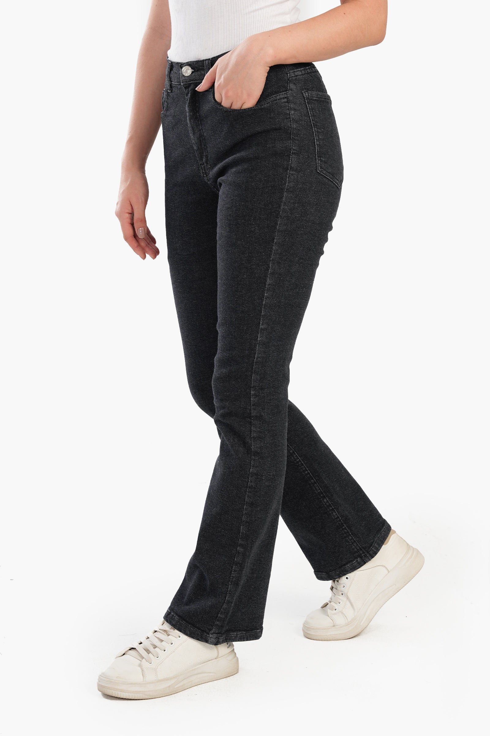 Classic Cotton Flare Jeans