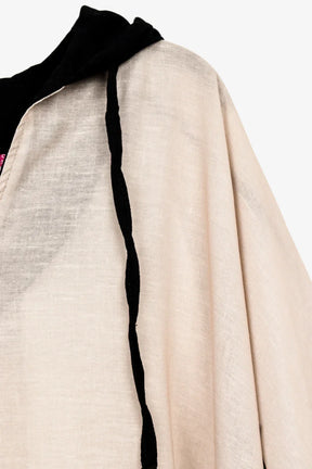 Chic Printed Hooded Abaya