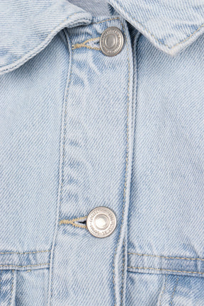 Denim Cropped Shirt