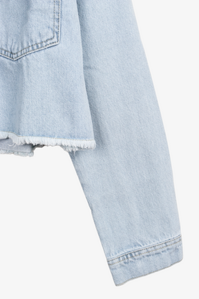 Denim Cropped Shirt