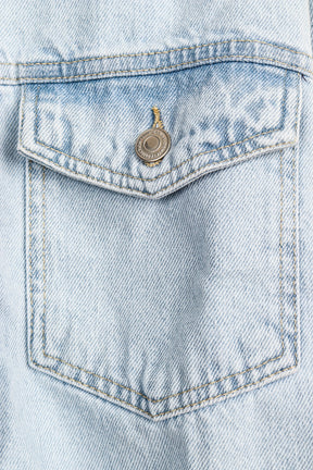 Denim Cropped Shirt