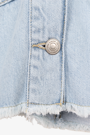 Denim Cropped Shirt