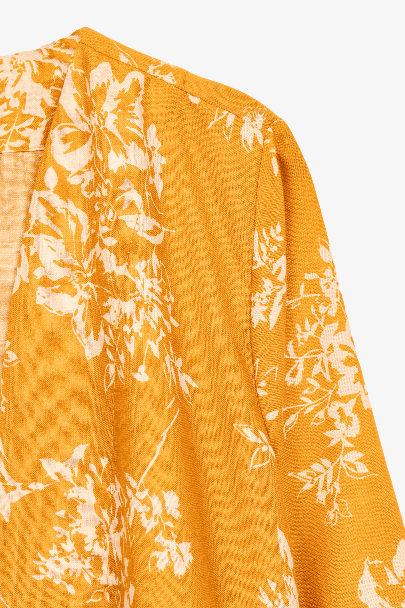 Cotton Colored Midi Kimono