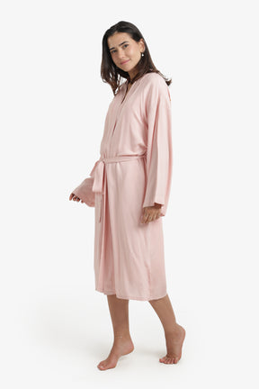 Printed Back Viscose Robe