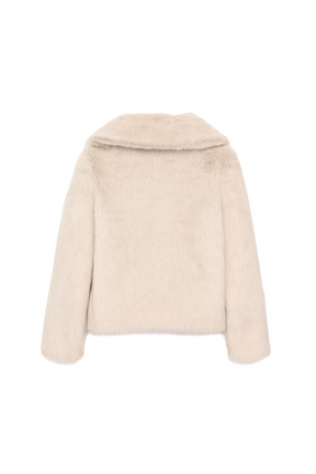 Sherpa Open Neckline Coat