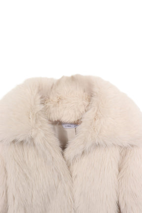 Sherpa Open Neckline Coat