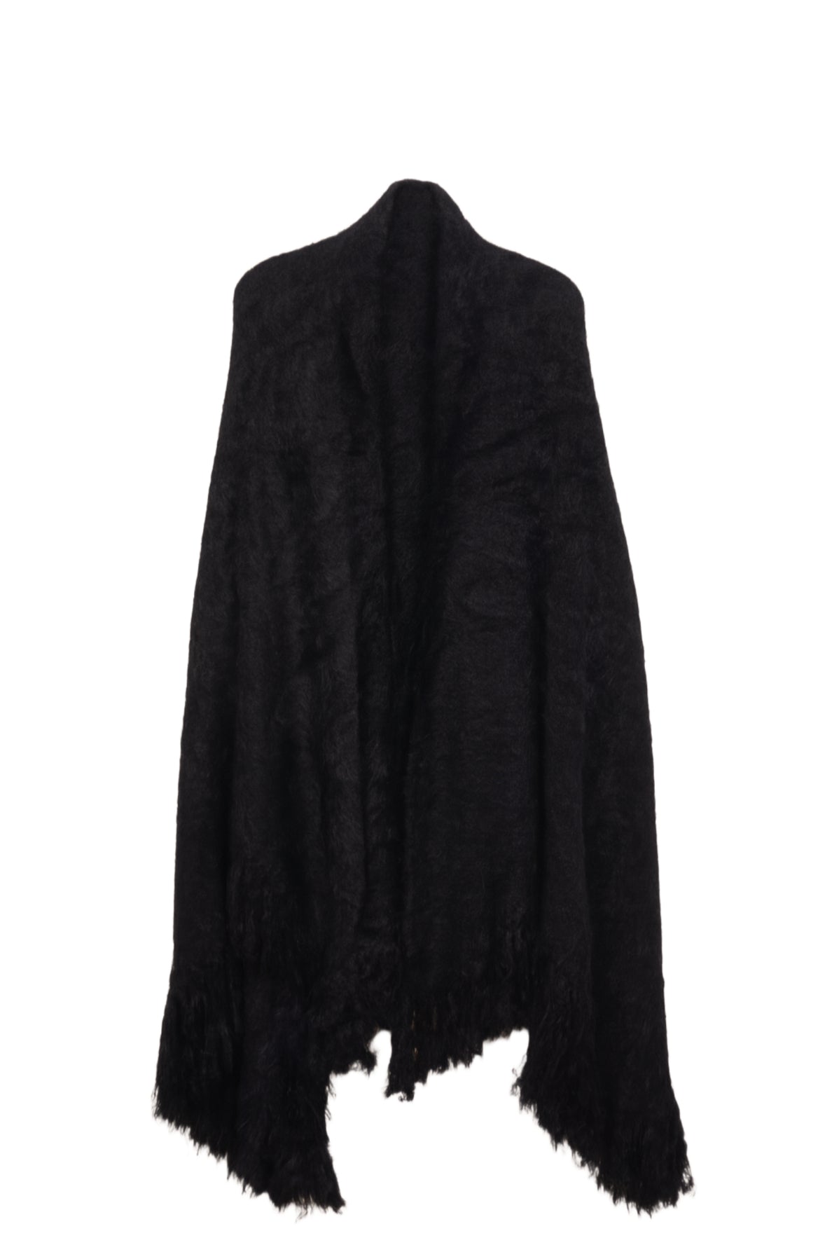 بونشو تريكو مزين بشراشيب