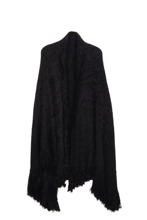 بونشو تريكو مزين بشراشيب