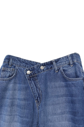 High-Rise Straight-Leg Jeans