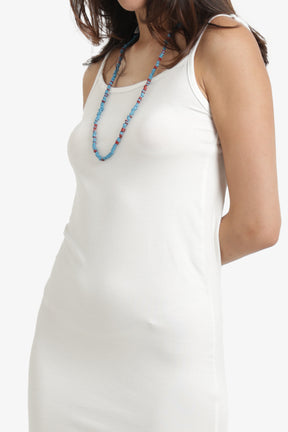 Plain Slim Fit Midi Dress
