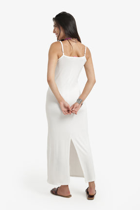 Plain Slim Fit Maxi Dress