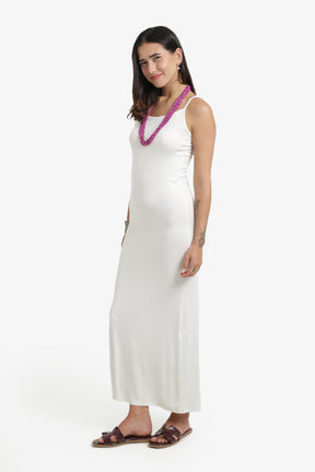 Plain Slim Fit Maxi Dress