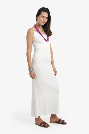 Plain Slim Fit Maxi Dress