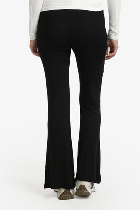 Elastic Waist Flare Pants